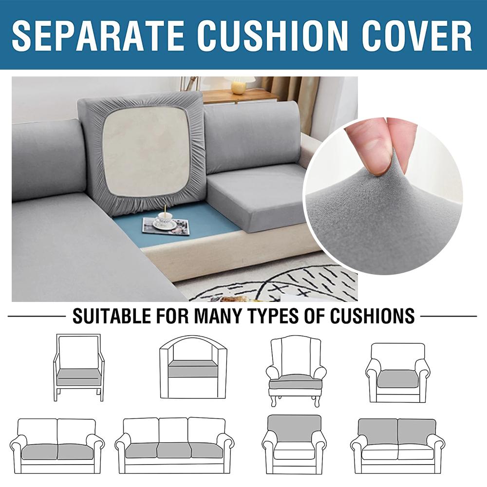 Summer Elastic Sofa Cushion Cover For Furniture Protector Sofa Seat Covers Pets Washable Sofa Cushion Case Removable Livingroom