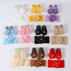 2Pcs/Set Lace Flower Baby Girl Socks Headband Set Kids Cotton Boat Socks Hair Bands Newborn Sweet Princess Hair Accessories