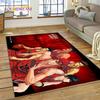 Cartoon Slam Dunk Basketball Anime Rug Carpet for Living Room Bedroom Home Decor,Floor Mat Non-slip Decoration for Sofa Doormat