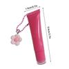 15Ml Empty Lipstick Tube With Keychain Pendant Squeeze Sub-Bottling Refillable Liquid Container Bottle Lipgloss Sample Bottle