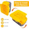 1/1/1PCS Battery Holder Storage Rack for Dewalt 18V 11V Li-ion Battery DCB111 DCB111,Wall Mount Battery Dock for Workbench