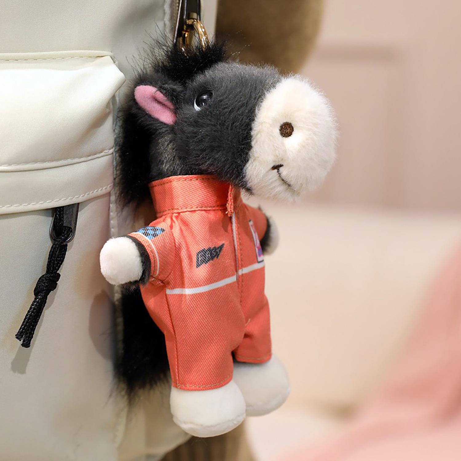 

16Cm Fun Cute Pony Doll Pendant Cute Horse Stuffed Animal Keychain Bag Accessories Plush Toy Car Charm Keychain Children S Toys 15cm