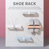 Slippers Drain Rack Wall Mounted Bathroom Shoes Shelf Hanging Towel