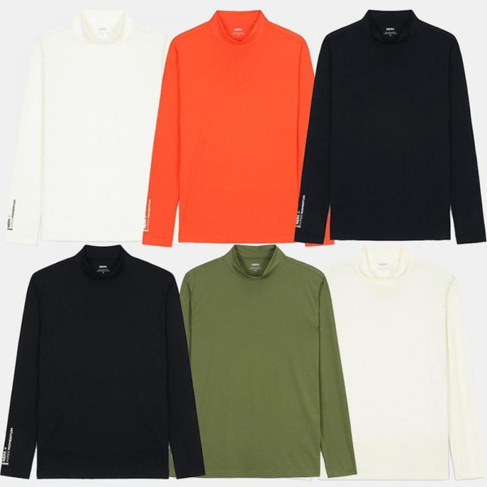 

Nepa Ice Cool High Neck Cooling Uv Blocking Round T shirT For Men woMen 7l35362 (Male) BLACK/95
