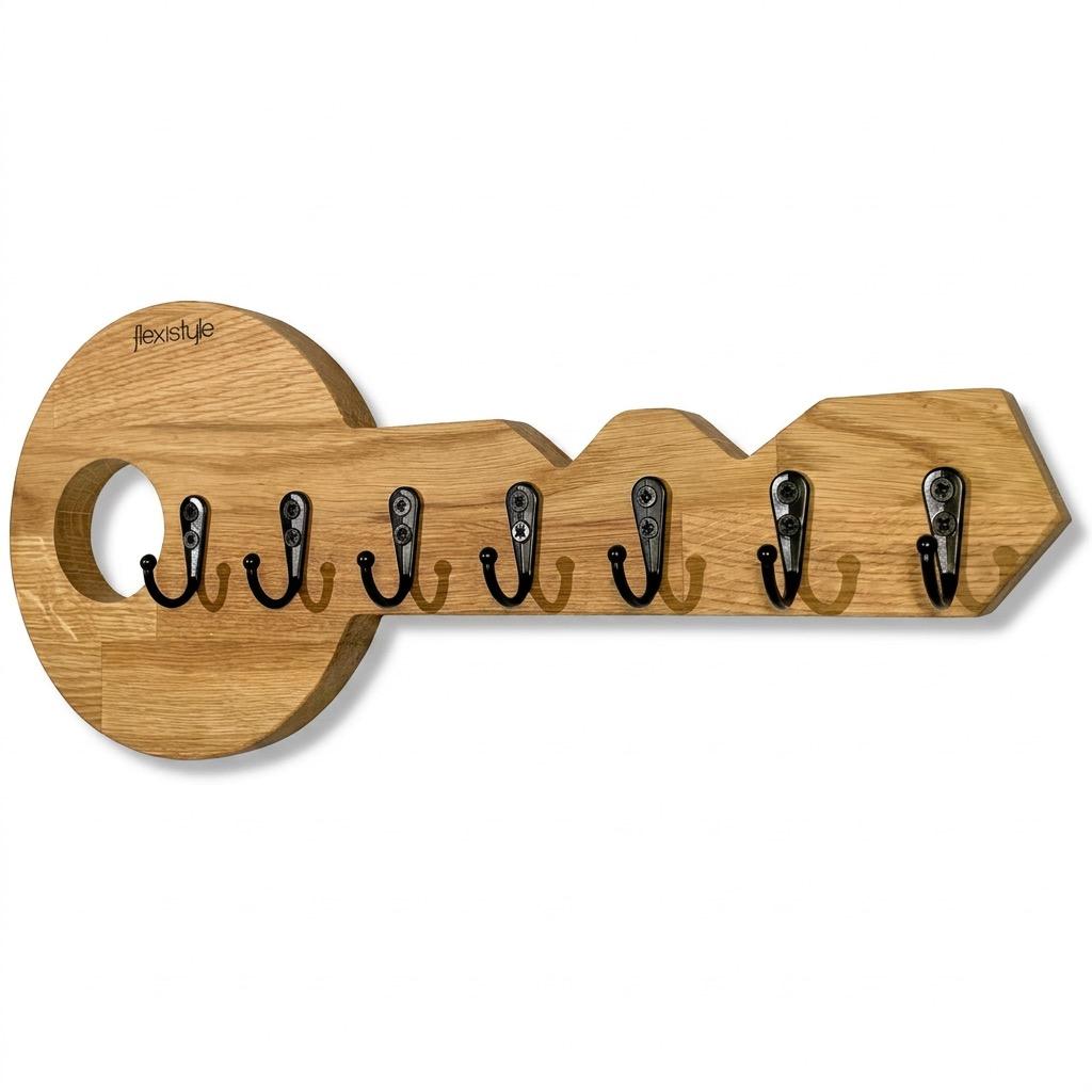 Wooden Key Hanger Oak Key