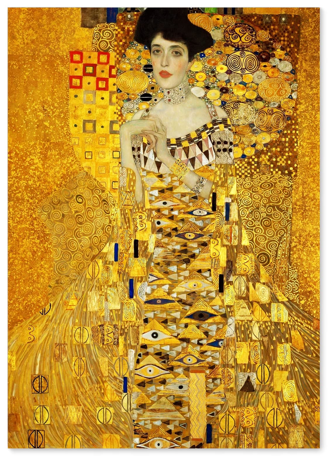 

Poster Klimt (Portrait of Adele Bloch-Bauer) A3 Size Made in Japan Interior Wallpaper Painting Art Wallpaper Poster