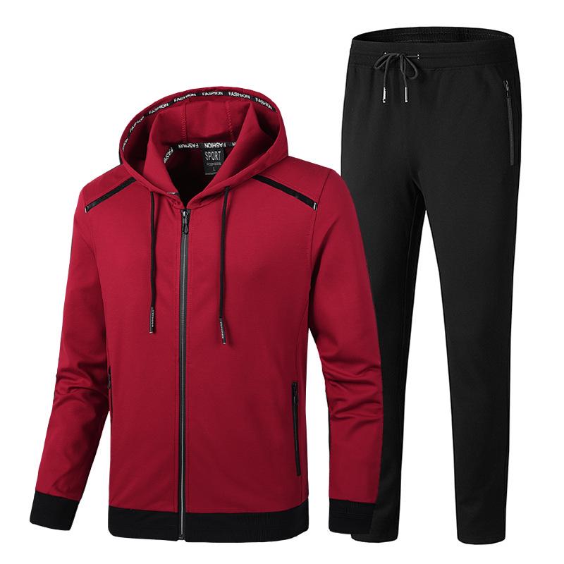 Fashion Sports Suit Men 'S Extra Large Size Sportswear Casual Suit Plus Fertilizer To Increase