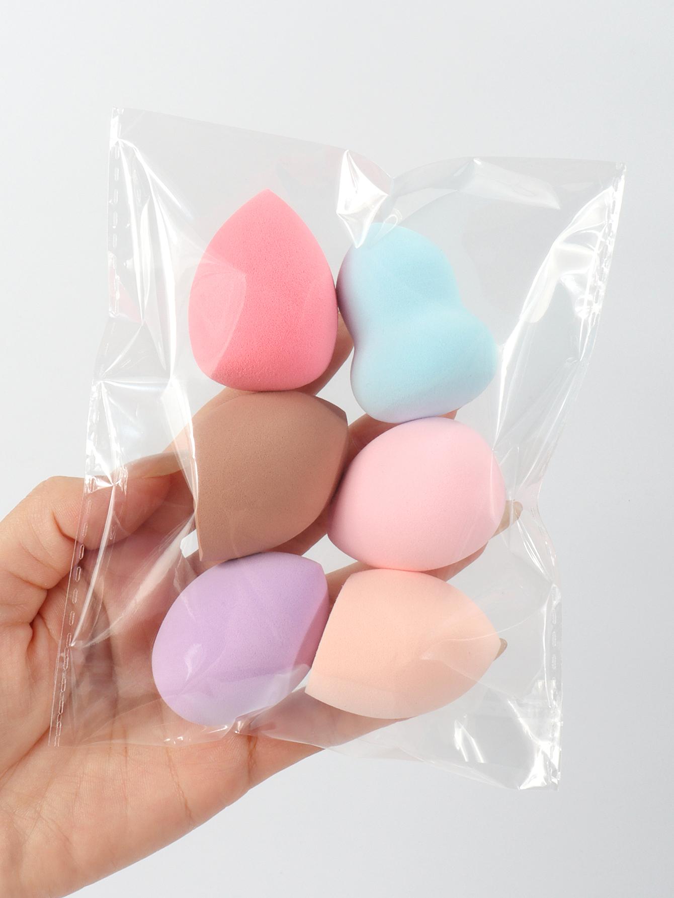 

Medium Size Beauty Sponge 6/12/24/36/60Pcs Random Color & Shape Makeup Blender for Liquid Cream Powder Cosmetic Foundation Tool
