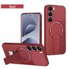 Carbon Fiber Invisible Stand Holder Built-in Magnetic Ring Case for Infinix Hot60 Pro + Hot 60 60i 40i 40 Pro Protection Cover