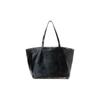 Alexander Wang Brand Logo Zipper Closure Cowhide Leather Tote Bag Shopping Tote Handbag Large Size Women's Style Vintage Color