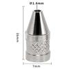 5Pcs 1.6mm/1.2mm Soldering Welding Iron Tip Suction Nozzle For Electric Vacuum Solder Sucker/Desoldering Pumps Welding