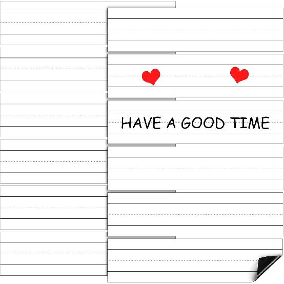 12 Pack Magnetic Sentence Strips for Teachers 12 x 3 Inch Magnetic Dry Erase Sentence Strips Lined Reble Classroom Learning Tool for Office