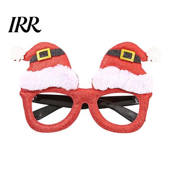 Occhiali di Natale con Montatura Flessibile, Montature Scintillanti per Feste, Cappello di Babbo Natale, Costume Albero, Pupazzo di Neve, Orso, Occhiali Divertenti per Bomboniere