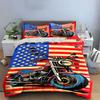 Motorcycle and American flag. Bedding sets Duvet cover sets Duvet covers Pillowcases(1*Duvet Cover 2*Pillowcases without duvet insert)
