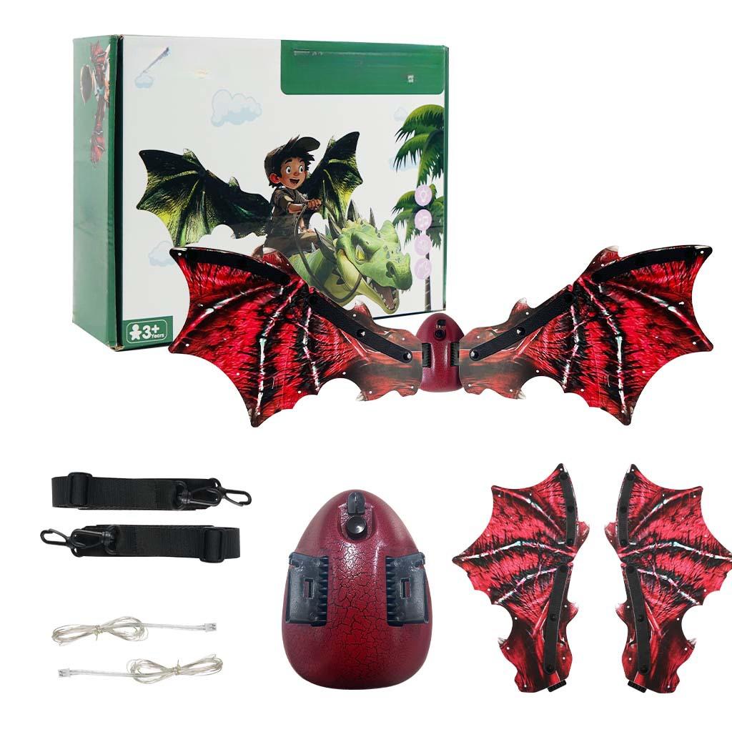 

Новые крылья динозавра, электрические крылья бабочки, детская светящаяся цветочная сказочная задняя одежда (DIY accessories)