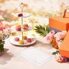 Rectangle Transparent Cookie Box Clear Plastic Candy Chocolate Nougat Peanut Brittle Storage Packaging for Birthday Wedding