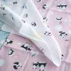 Cute Gauze Hand Towel Soft to the Made in Japan Set, Touch, 100% Cotton, (D. Panda, 3-Piece Set)