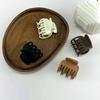 Milk Coffee Hair Clip Sweet Style Hair Clip High Ponytail Hair Clip Small Shark Clip Acrylic Hair Clip Fashion Hair Accessories