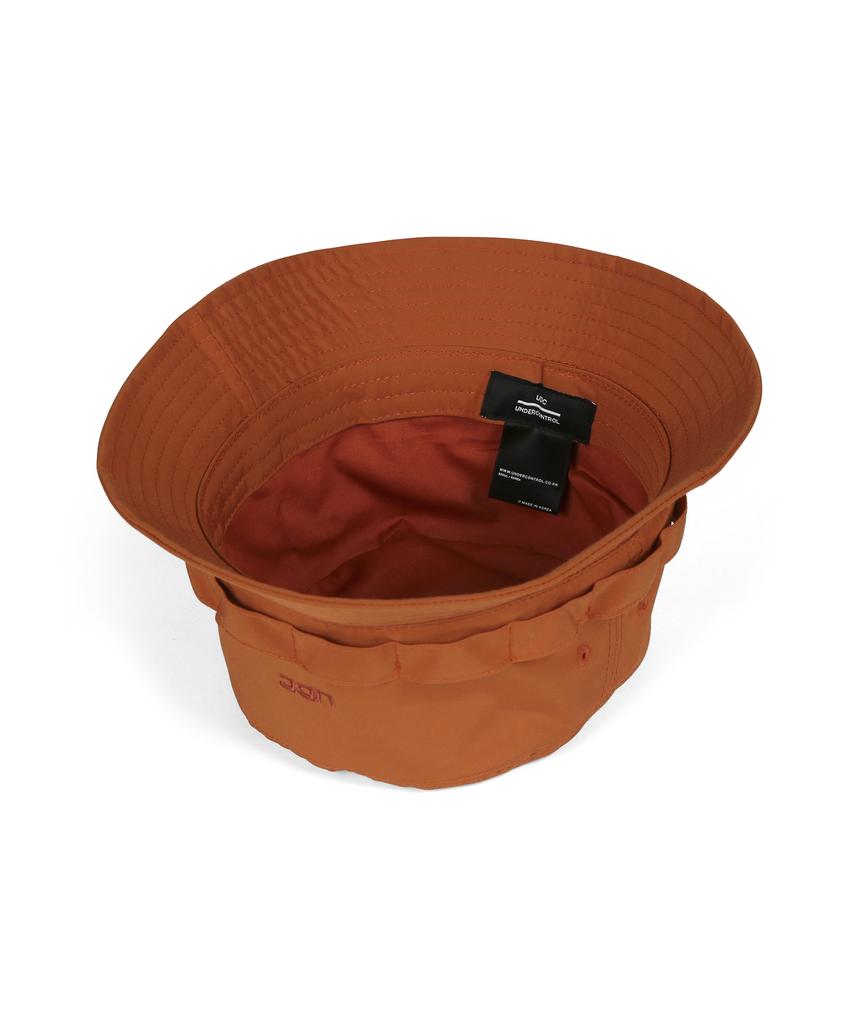 Eondeokeonteulol Summer Bucket Hat Square Bucket / Magazine / Pc / Orange