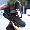 Men Slippers Summer Breathable Home Indoor Slippers Men Flats Thick Bottom Lightweight Slides Fashion Outdoor Walking Shoes