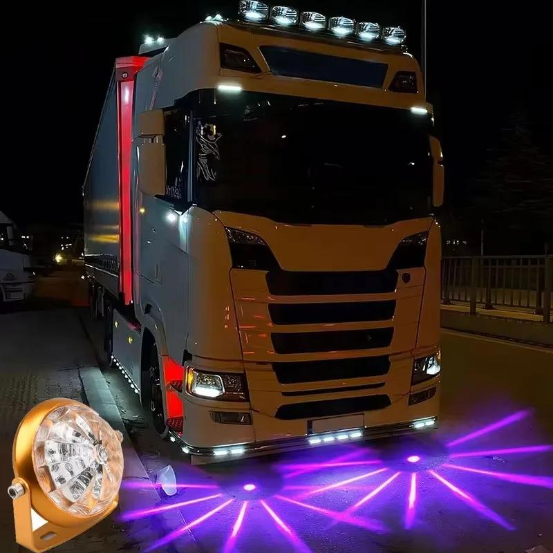 New Colorful Flashing Motorcycle Truck Chassis Llights LED Lights Rear Tail Lights  Brake Lights Warning Llight