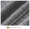 Women's Gray Wool Tweed Wide-Leg Cropped Pants with Velvet Lining - Autumn/Winter New Style