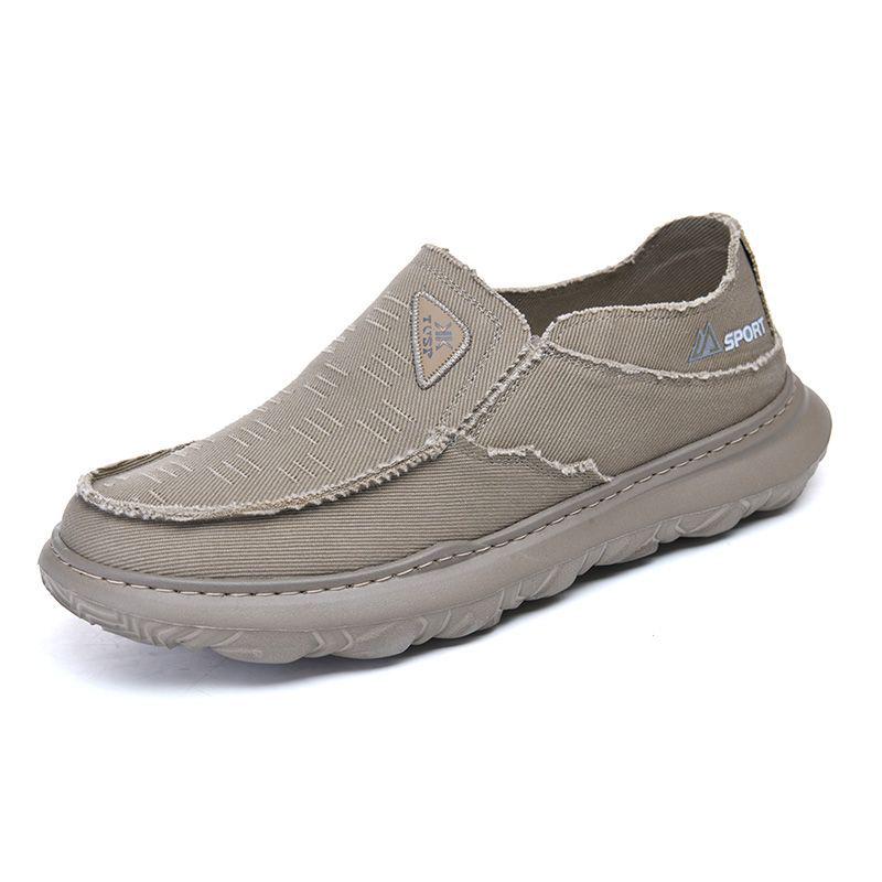 

Мужские ультралегкие слипоны из ткани «Старый Пекин»: Удобная, мягкая, износостойкая обувь для ходьбы для пожилых людей 39
