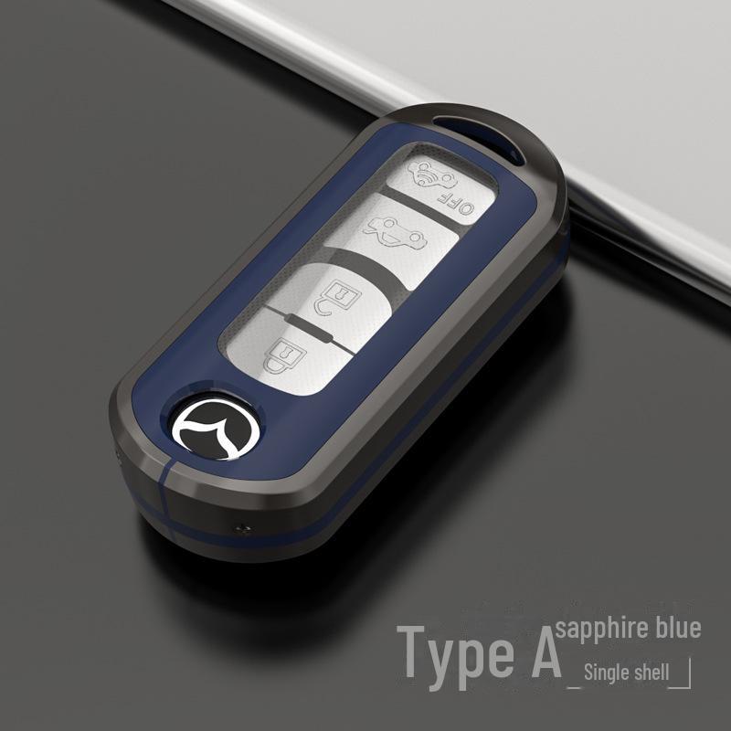 Mazda CX-5 CX-4 Atez 3 Metal Key Cover & Ring