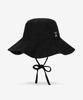 Bajal Va Curved Studded Big Visor Bucket Hat Black