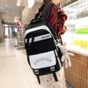 Herren Splicing Rucksack Mittelschüler Schultasche Damen Große Kapazität Campus Rucksack