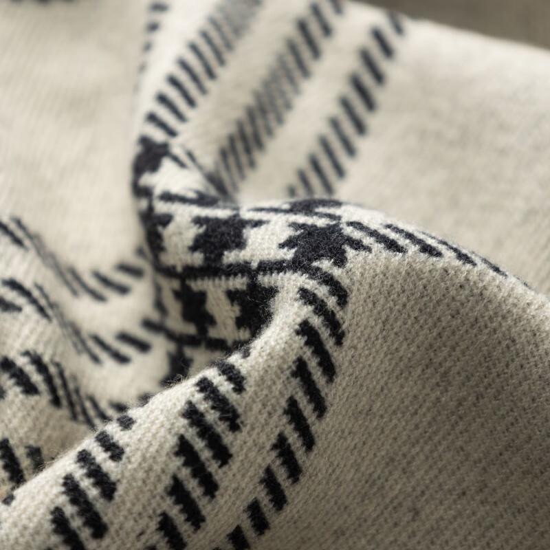 CEENIU Faux Cashmere Double-Sided Twill Scarf & Shawl