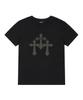 AAKAM Trinity Cross Half Top (Black)