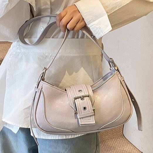 Spring and summer retro leather underarm bag new fashion versatile high sense niche single shoulder messenger women's bag