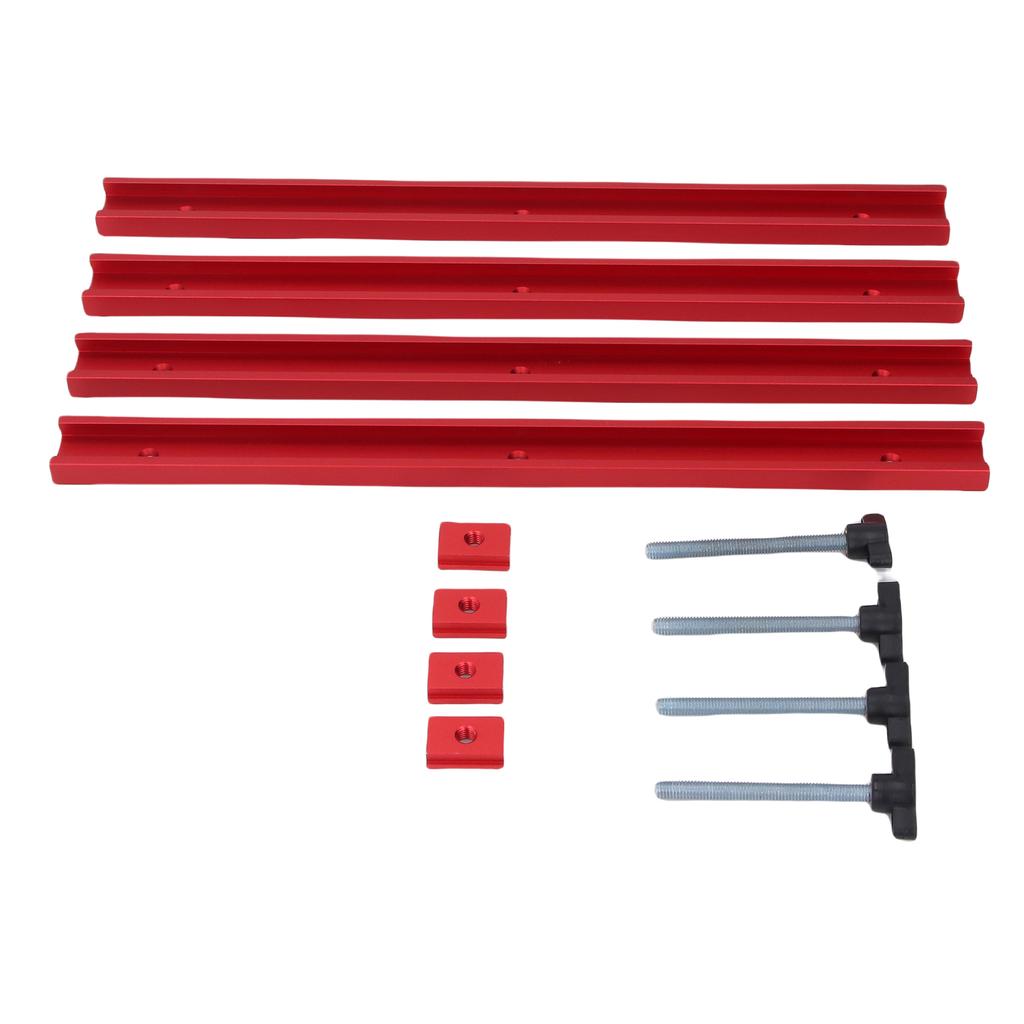 T Slot and M8 Slider Block Set Aluminum Alloy Double Cut Profile Pre Drilled Mounting Holes T Track