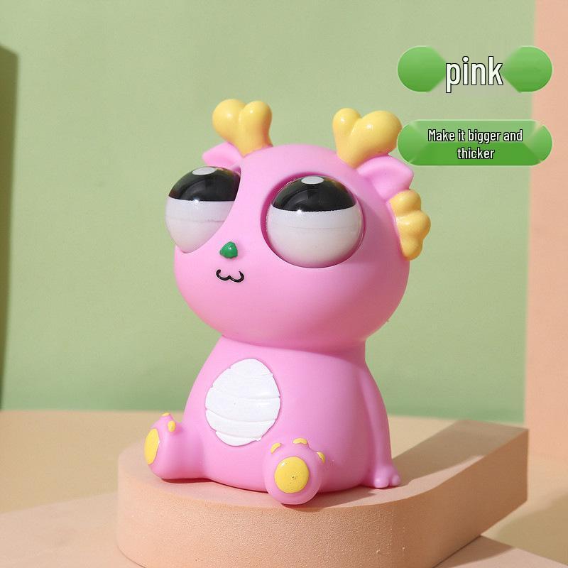Exploding Eyes Dragon Man Panda Squeeze Toy - Decompression Artifact & Internet Celebrity Gift for Kids