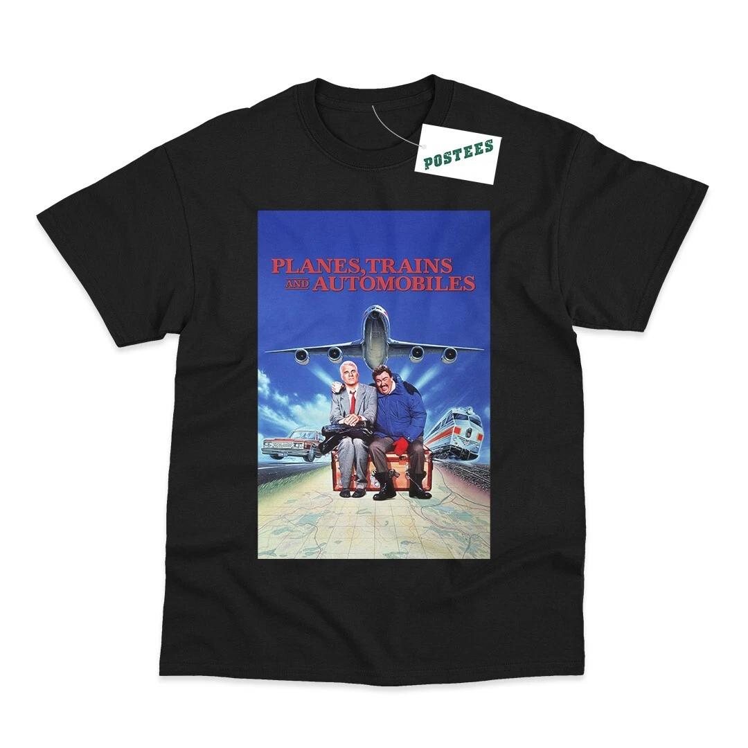 Planes, Trains and Automobiles Movie Poster Direct To Garment Printed T-Shirt 4XL