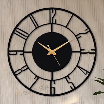 Στυλάτο Μεταλλικό Ρολόι Τοίχου για Σαλόνι Μοντέρνο Μοναδικό Διακοσμητικό Μεγάλο Αθόρυβο Ρολόι Τοίχου για Υπνοδωμάτιο, Γραφείο, Κουζίνα, Τραπεζαρία, Χολ και Διακόσμηση Σπιτιού