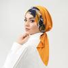 Ladies Fashion Headscarf With Floral Patchwork And Curved Design For Casual Wear