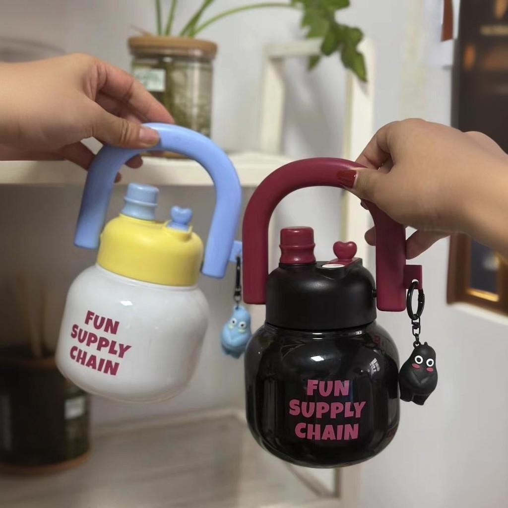 650ml Drink Double Large Capacity Plastic Thermos Cup Gift Water Fashion Cups