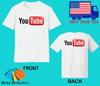 Youtube Men's White Size S-5XL
