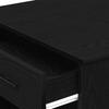 Vidaxl Desk With Drawer And Shelf, Black, 102X62X77.5 Cm