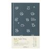 Midori Book Style 2027 B6 Modified Dog Navy 22479006 January Diary, Edition, Size, Weekly, Pattern, Blue, (Starts 2027)