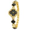 Fashionable temperament, light luxury, diamond studded bracelet, women's quartz watch, clover shaped wristwatch