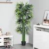 6ft Artificial Bamboo Tree Plant Greenery In A Pot for Home Office Planter 1.8M