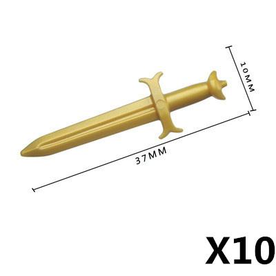 MOC Mattoncini Militari Figura Medievale Soldato Accessori Arma Spada Ascia Coltello Pugnale Martello Giocattolo Mini Mattoncino Regalo R027