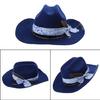 Vintage Cowboy Hat Music Festival Party Hat Masquerade Accessories Fedora Cap