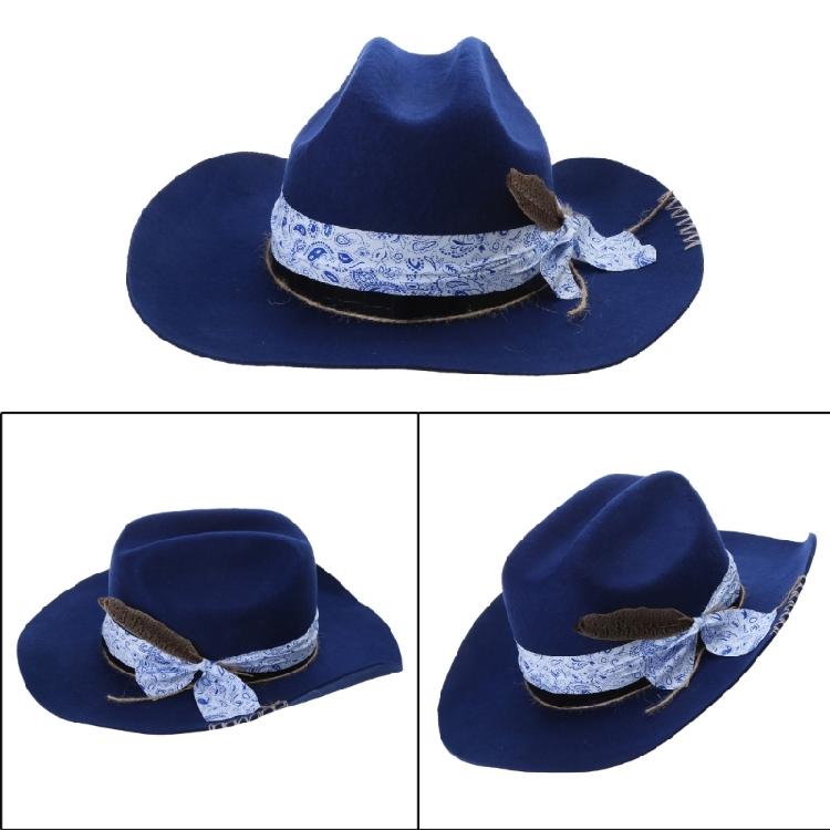 Vintage Cowboy Hat Music Festival Party Hat Masquerade Accessories Fedora Cap