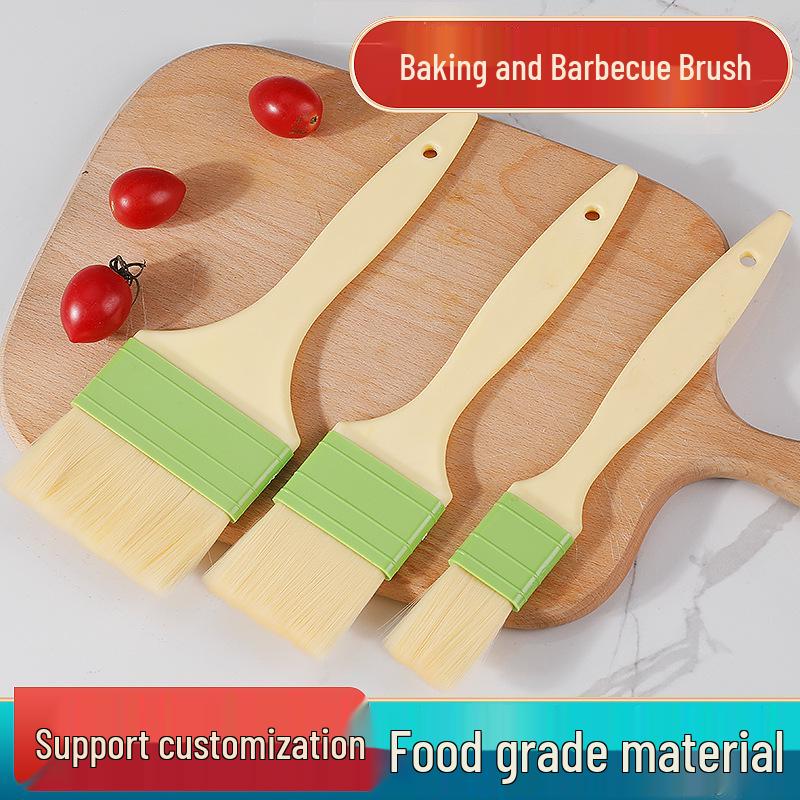 Soft Wool Kitchen Brush for Barbecue, Baking, Sauce, and Egg Wash