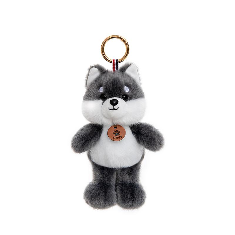 11 Styles Cartoon Animal Plush Pendant Cat Lion Crocodile Donkey Chimpanzee Toys Cute Keychain Pendant Bags Decor Car Interior