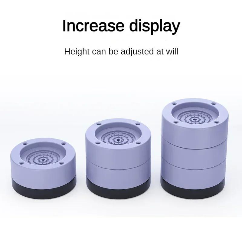 4 Stück Anti-Vibrations-Pads Waschmaschine Gummifüße Beine Matte Anti-Vibrations-Pad Universal Slipstop Silent Leg Base für Möbel